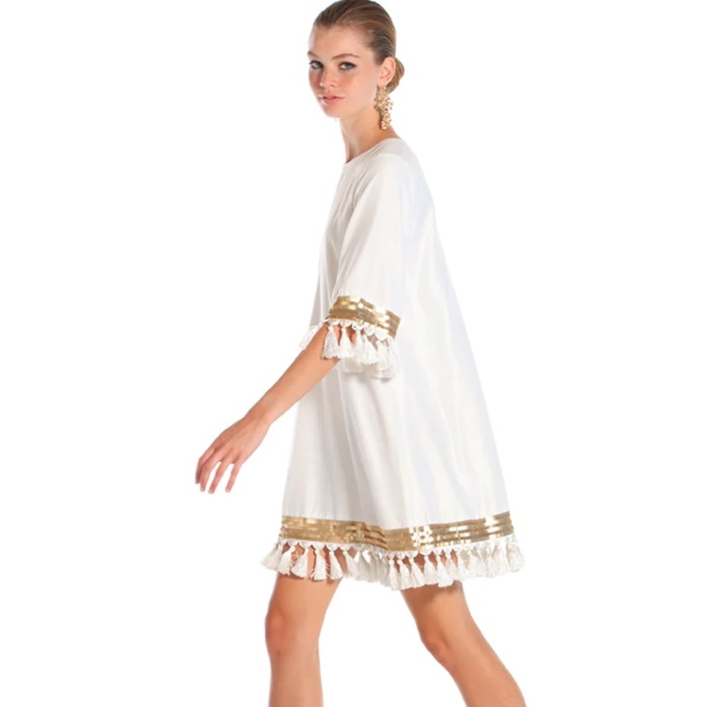 MESTIZA Shimmy Shimmy Tassel Dress- size Small